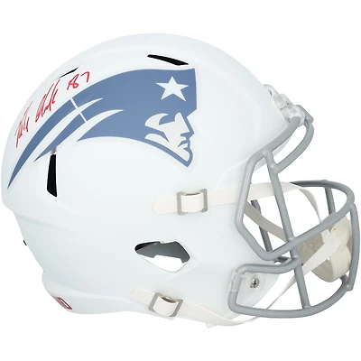 Rob Gronkowski New England Patriots Autographed Riddell Rivalry Speed Replica Helmet