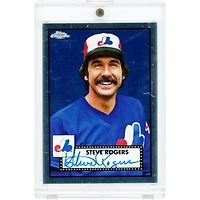 Steve Rogers Montreal Expos Autographed 2021 Topps Chrome Platinum Anniversary #PA-SRO Card