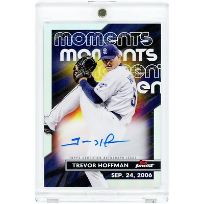 Trevor Hoffman San Diego Padres Autographed 2023 Topps Finest Moments #FMA-TH Card