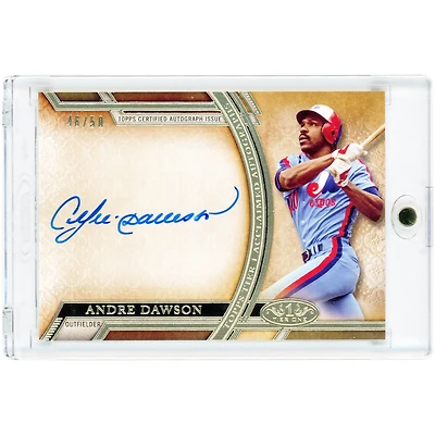 Andre Dawson Montreal Expos Autographed 2015 Topps Tier One Acclaimed #AA-AD #46/50 Card
