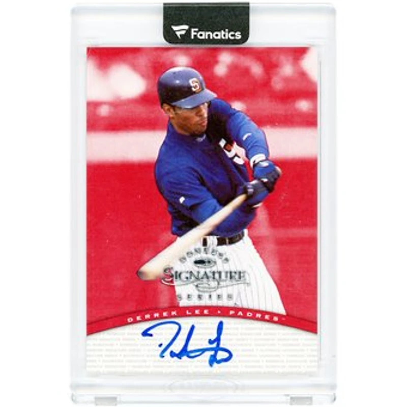 Derrek Lee San Diego Padres Autographed 1997 Donruss Signature Series #NNO Card