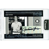 Rollie Fingers Athletics Autographed 2004 Donruss Timelines Call To The Hall #CH-23 Card
