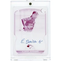 Enmanuel Bonilla Toronto Blue Jays Autographed 2023 Bowman Magenta Printing Plate #CPA-EBO #1/1 Card