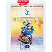 James Cook Buffalo Bills Autographed 2022 Panini Illusions Rookie Endorsements #RE-JC #36/199 Rookie Card