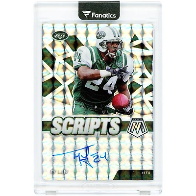 Ty Law New York Jets Autographed 2021 Panini Mosaic Scripts #S-TL Card