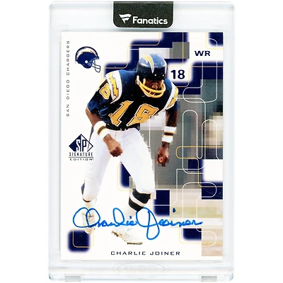 Charlie Joiner San Diego Chargers Autographed 1999 Upper Deck SP Signature Edition #CJ Card