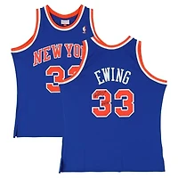 Patrick Ewing New York Knicks Autographed Blue Mitchell & Ness 1991 Swingman Jersey with "HOF 08" Inscription