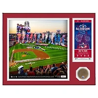 Highland Mint 2026 MLB All-Star Game 13" x 16" Ceremony Game-Used Dirt Swatch & Ticket Photo Mint