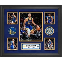 Stephen Curry Golden State Warriors Framed 5-Photo Collage with a Piece of Game-Used Net - Limited Edition of 500
