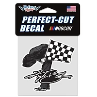 WinCraft Kyle Busch Forever Rowdy 4" x 4" Perfect Cut Decal