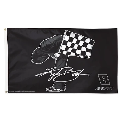 WinCraft Kyle Busch Forever Rowdy 3' x 5' One-Sided Deluxe Flag