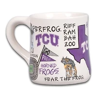 TCU Horned Frogs Icon 20oz. Ceramic Icon Mug