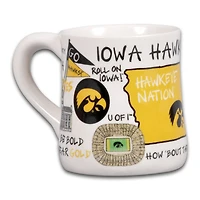 Iowa Hawkeyes Icon 20oz. Ceramic Icon Mug