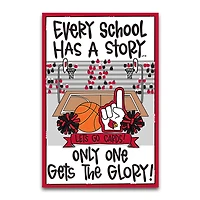Louisville Cardinals Every School Has A Story 12" x 18" Garden Flag