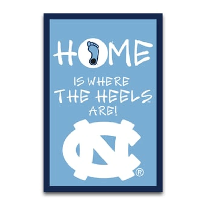 North Carolina Tar Heels Home Is Where 12" x 18" Garden Flag
