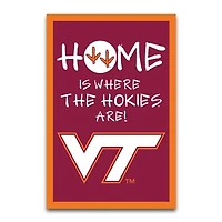 Virginia Tech Hokies Home Is Where 12" x 18" Garden Flag