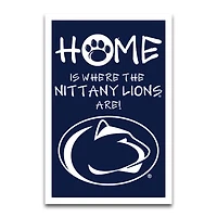 Penn State Nittany Lions Home Is Where 12" x 18" Garden Flag