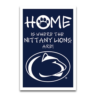 Penn State Nittany Lions Home Is Where 12" x 18" Garden Flag