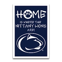 Penn State Nittany Lions Home Is Where 12" x 18" Garden Flag