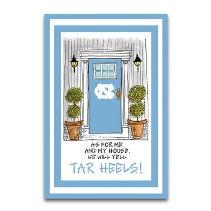 North Carolina Tar Heels As For Me 12" x 18" Garden Flag