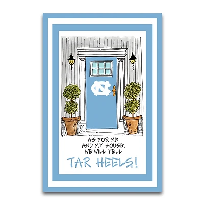 North Carolina Tar Heels As For Me 12" x 18" Garden Flag
