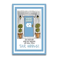 North Carolina Tar Heels As For Me 12" x 18" Garden Flag
