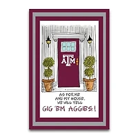 Texas A&M Aggies As For Me 12" x 18" Garden Flag