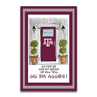 Texas A&M Aggies As For Me 12" x 18" Garden Flag