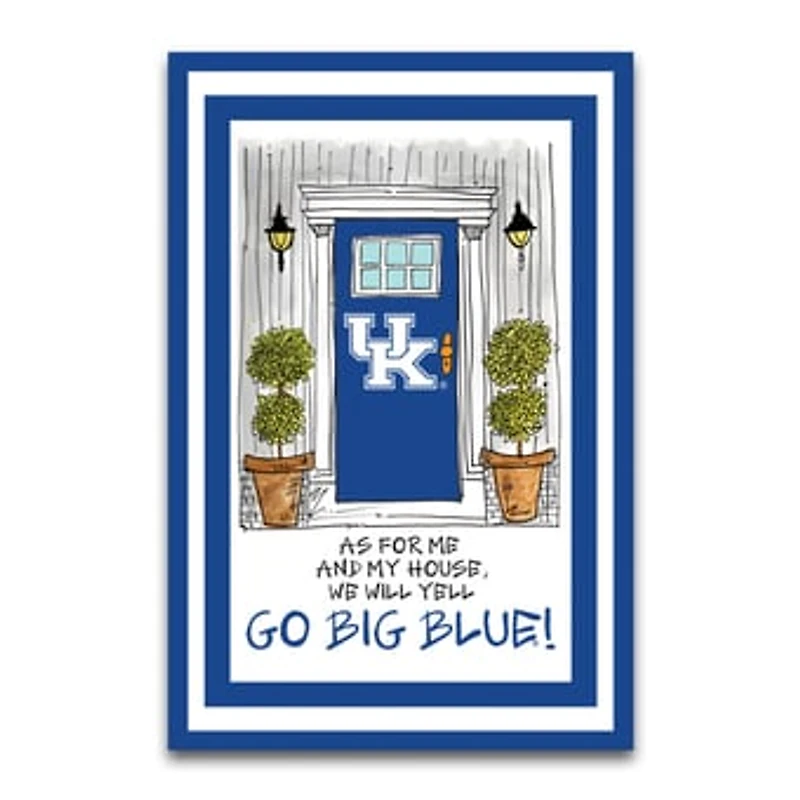 Kentucky Wildcats As For Me 12" x 18" Garden Flag