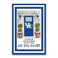 Kentucky Wildcats As For Me 12" x 18" Garden Flag