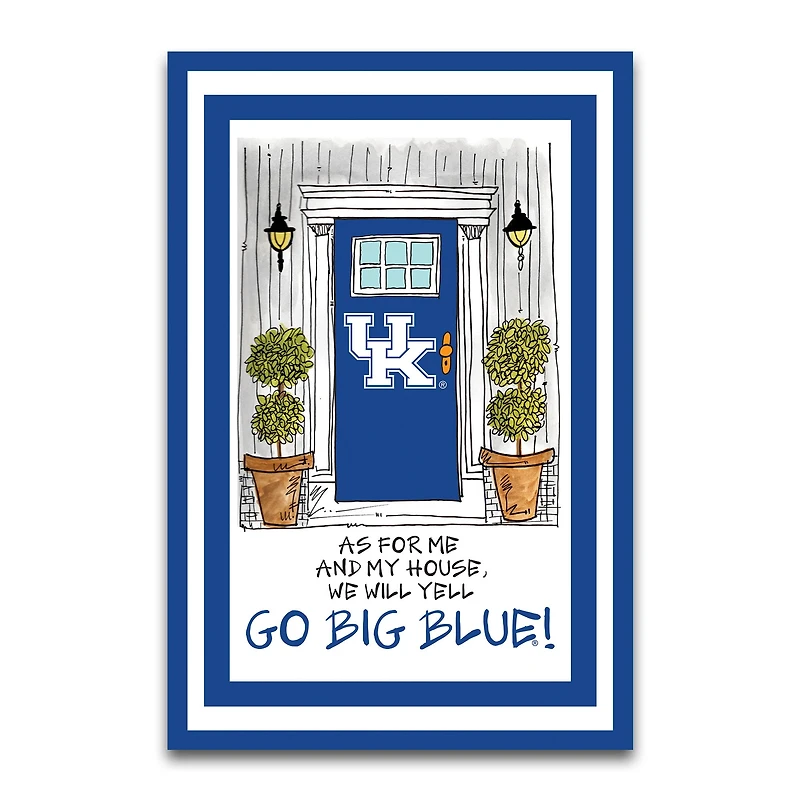 Kentucky Wildcats As For Me 12" x 18" Garden Flag