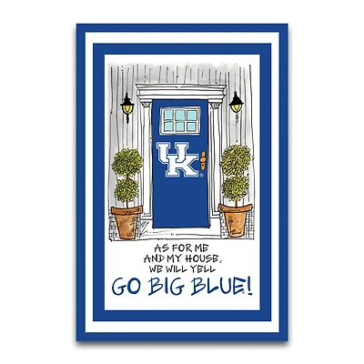 Kentucky Wildcats As For Me 12" x 18" Garden Flag