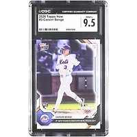 Carson Benge New York Mets 2026 Topps Now 2nd Mets Player to Debut with HR on Opening Day #3 CGC Authenticated Rookie Card