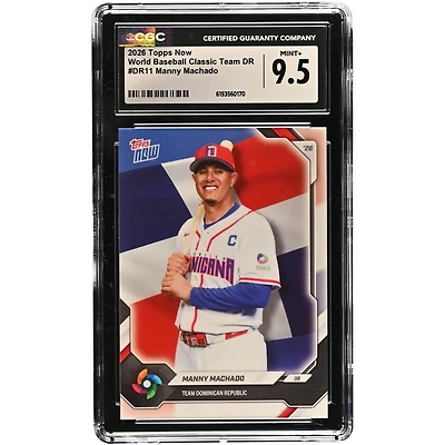 Manny Machado Dominican Republic Baseball 2026 Topps Now #DR11 CGC Authenticated Card