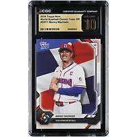 Manny Machado Dominican Republic Baseball 2026 Topps Now #DR11 CGC Authenticated Pristine 10 Card