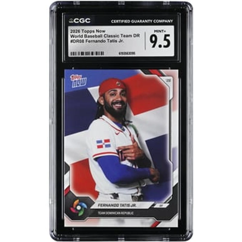 Fernando Tatis Jr. Dominican Republic Baseball 2026 Topps Now #DR08 CGC Authenticated Card