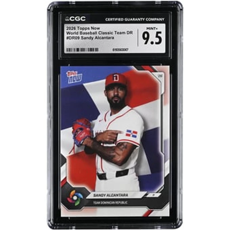 Sandy Alcantara Dominican Republic Baseball 2026 Topps Now #DR09 CGC Authenticated Card