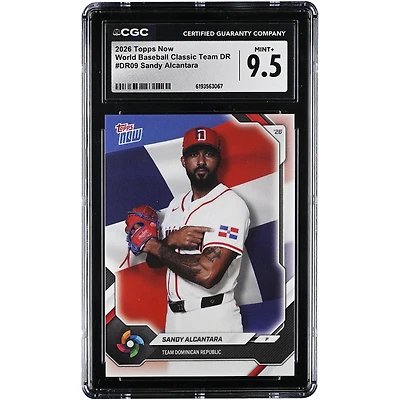 Sandy Alcantara Dominican Republic Baseball 2026 Topps Now #DR09 CGC Authenticated Card
