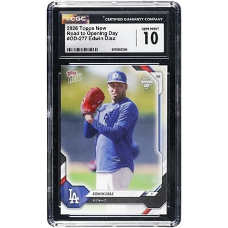 Edwin Díaz Los Angeles Dodgers 2026 Topps Now Road to Opening Day
