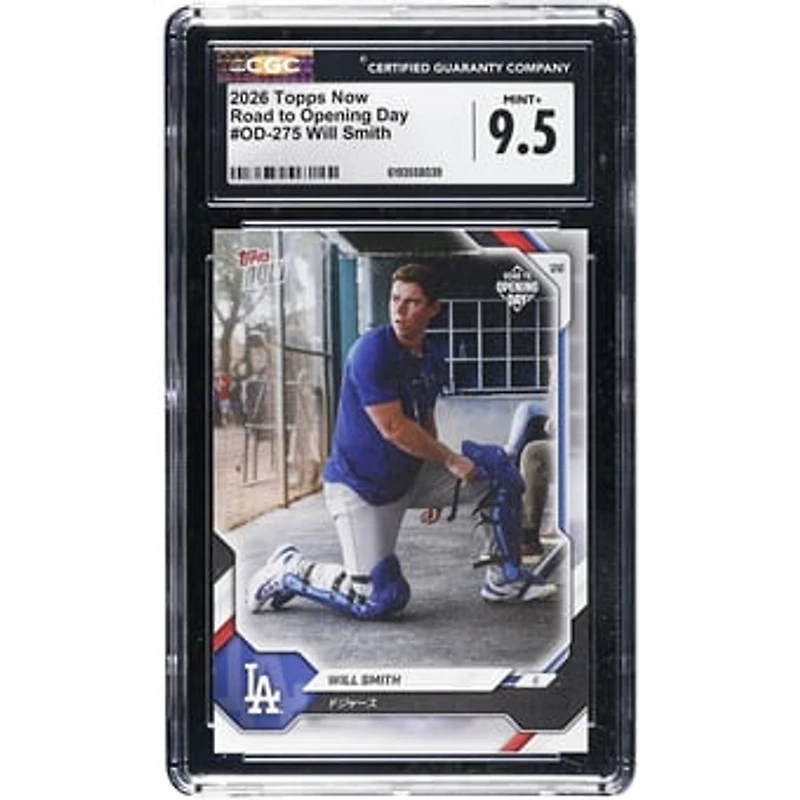 Will Smith Los Angeles Dodgers 2026 Topps Now Road to Opening Day