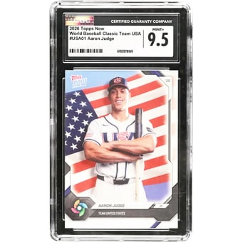 Aaron Judge USA Baseball 2026 Topps Now #USA01 CGC Authenticated Card