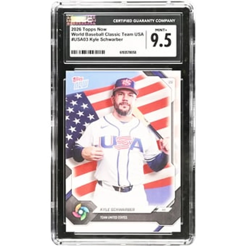 Kyle Schwarber USA Baseball 2026 Topps Now #USA03 CGC Authenticated Card