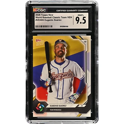 Eugenio Suárez Venezuela Baseball 2026 Topps Now #VEN06 CGC Authenticated Card