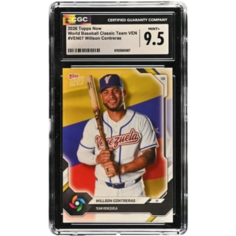 Willson Contreras Venezuela Baseball 2026 Topps Now #VEN07 CGC Authenticated Card