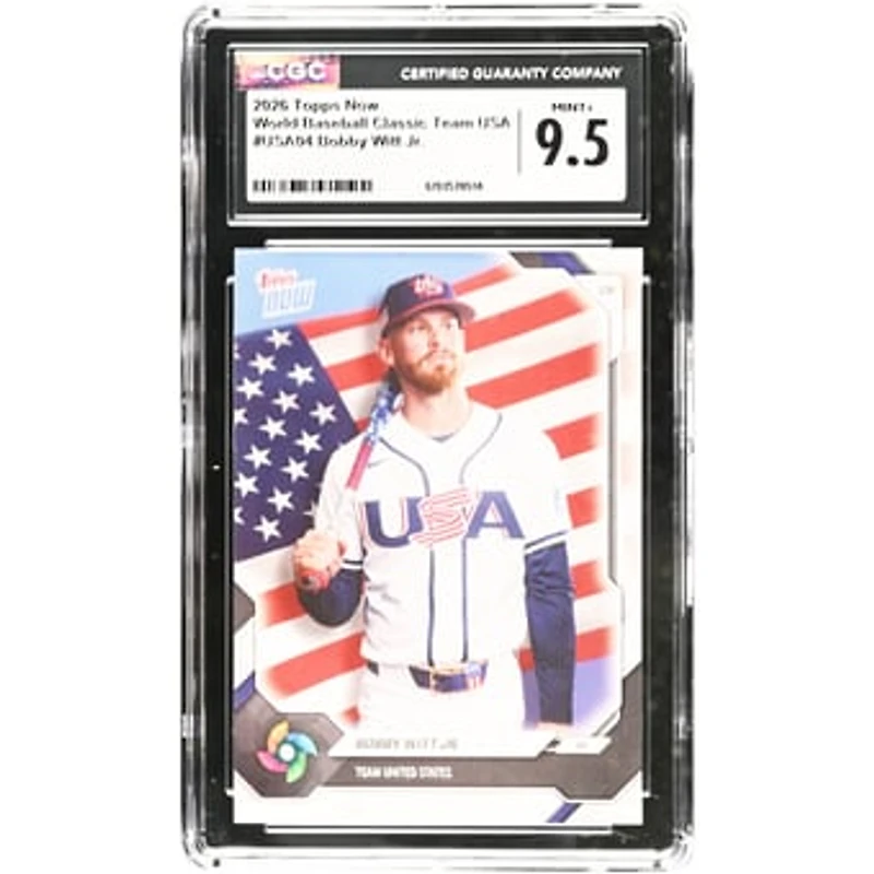 Bobby Witt Jr. USA Baseball 2026 Topps Now #USA04 CGC Authenticated Card
