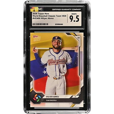 Wilyer Abreu Venezuela Baseball 2026 Topps Now #VEN08 CGC Authenticated Card