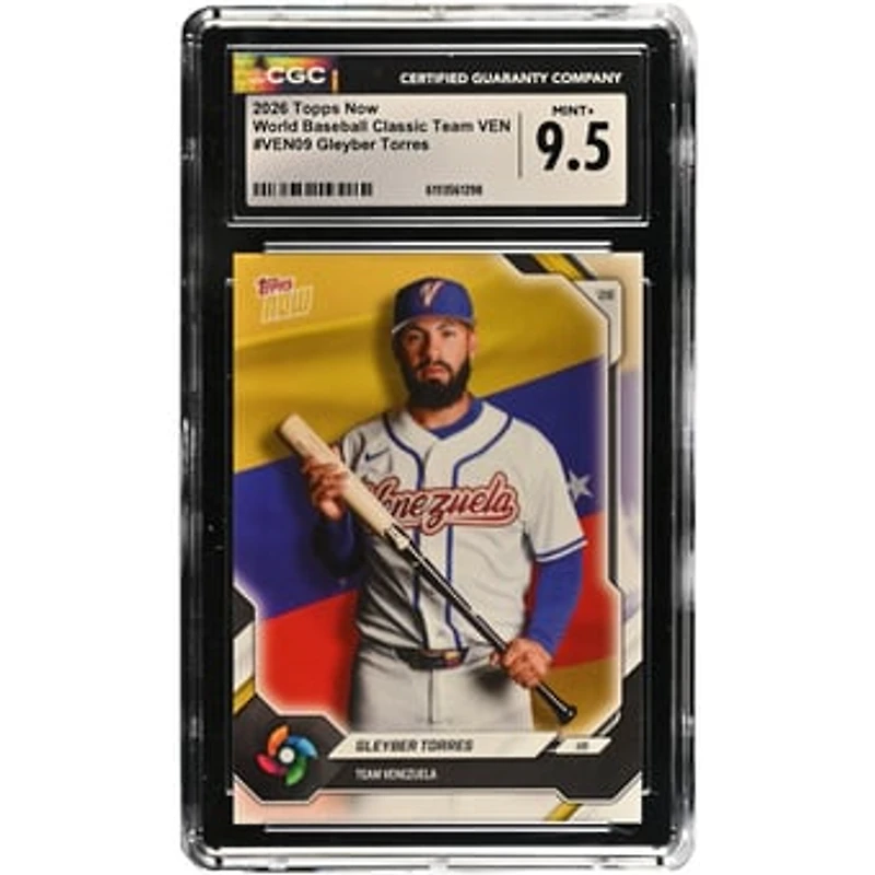 Gleyber Torres Venezuela Baseball 2026 Topps Now #VEN09 CGC Authenticated Card