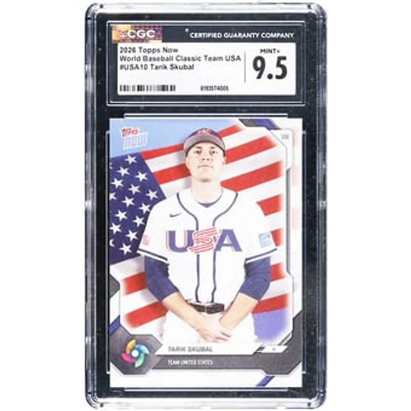 Tarik Skubal USA Baseball 2026 Topps Now #USA10 CGC Authenticated Card