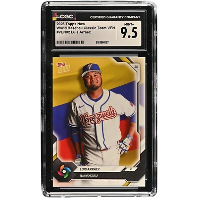 Luis Arraez Venezuela Baseball 2026 Topps Now #VEN02 CGC Authenticated Card