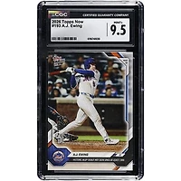 A.J. Ewing New York Mets 2026 Topps Now Historic MLB Debut Not Seen Since at Least 1900 #193 CGC Authenticated MINT+ 9.5 Card